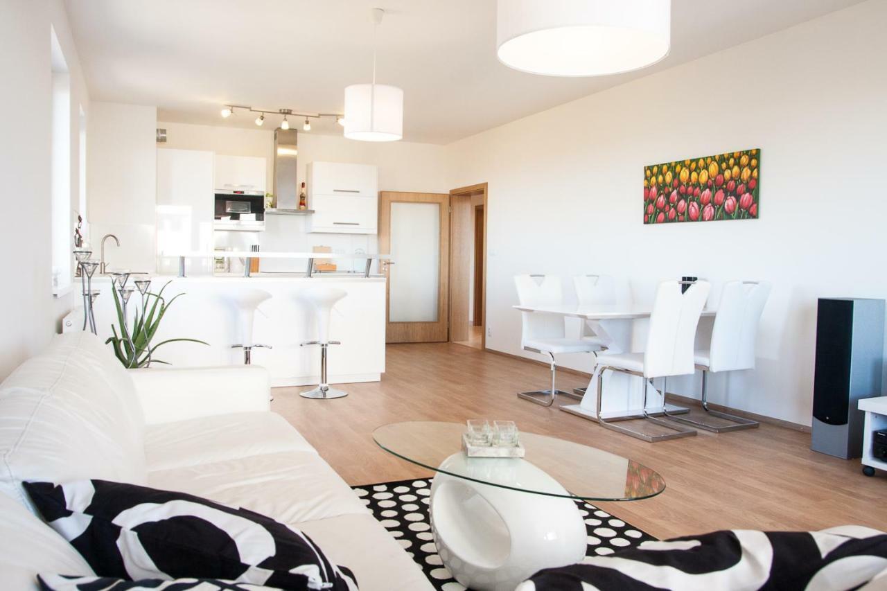 Prostorny 3 Pokojovy Apartman S Dvema Terasami Πράγα Εξωτερικό φωτογραφία